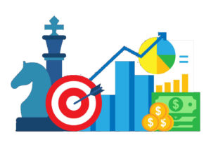 vector book keeping business concept icon set